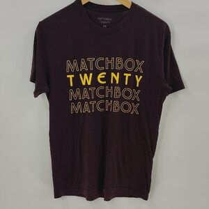 Matchbox Twenty T Shirt Band Tee Size Medium Short Sleeve Cotton Blend